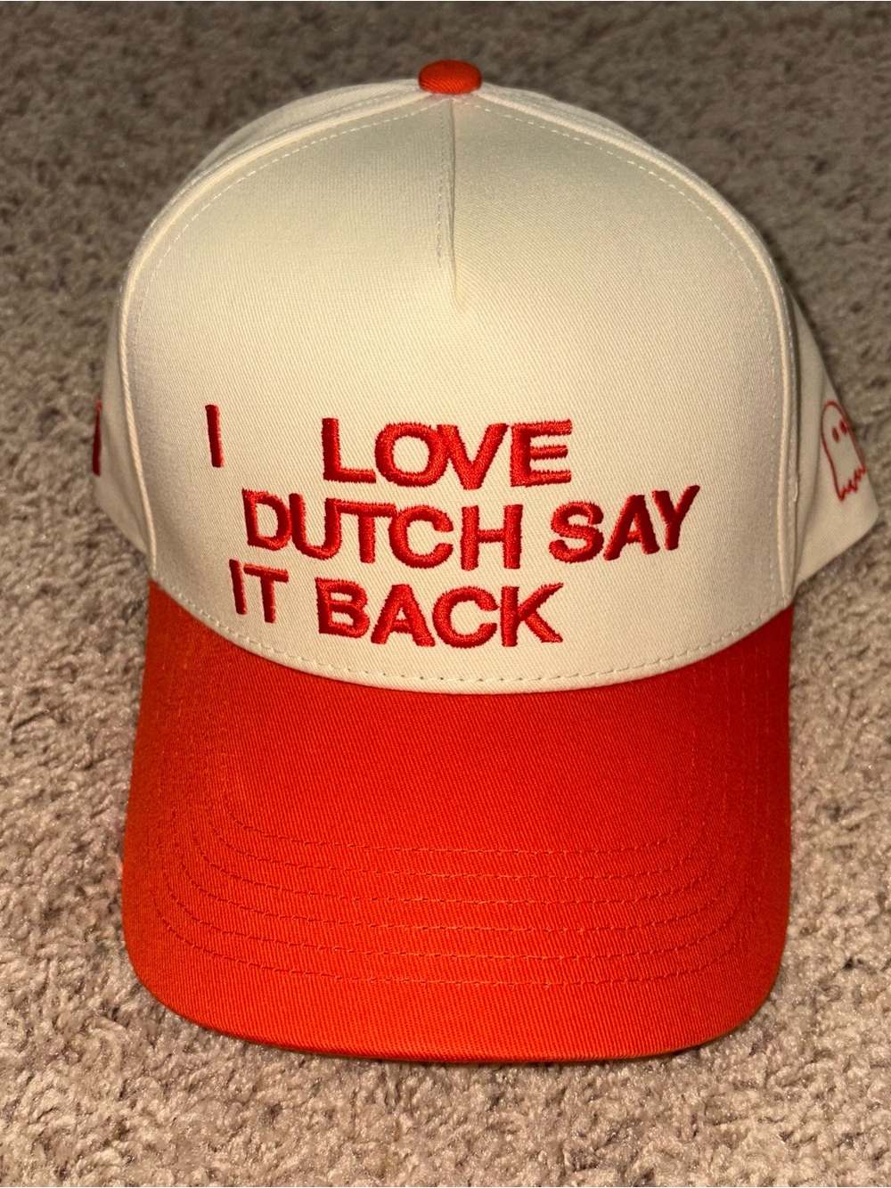 New Lonely Ghost x Dutch Bro Pop Up Hat I Love Dutch Say It Back
